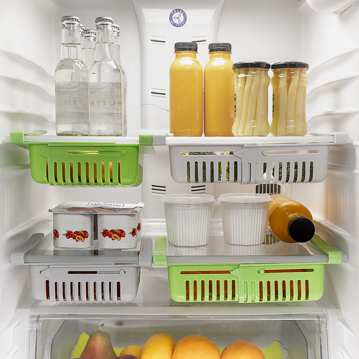 Adjustable Fridge Organiser Friwer InnovaGoods 2 Units-7